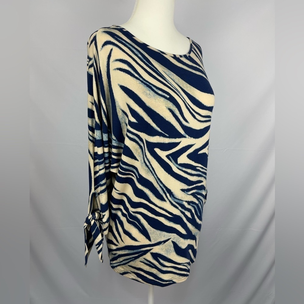 Chaps soft tunic top 3/4 sleeves women’s size S